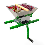 Fruit and Apple Crusher - L Manual Juicer Grinder(1.8 Gallon,Green) - EJWOX Products Inc