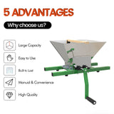 Fruit and Apple Crusher - L Manual Juicer Grinder(1.8 Gallon,Green) - EJWOX Products Inc