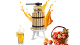 EJWOX Classic Fruit Wine Wooden Press -1.6/3.2/4.75  Gallon -Apple Cider Press - EJWOX Products Inc