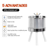 Home Hydraulic Fruit Wine Press - Electricity-Free/Water-powered Cider Wine Bladder Press, 1.6 Gal Natural Juice Making - EJWOX Products Inc