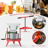 Wine/Cider/Fruit Press T-Handle - 2.38 / 3.69 Gallon - EJWOX Products Inc