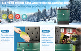 Insulated Compost Bin with Ventilation System, Collect The Leachate, 30 Gal - EJWOX Products Inc