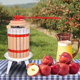 EJWOX Classic Fruit Wine Wooden Press -1.6/3.2/4.75  Gallon -Apple Cider Press - EJWOX Products Inc