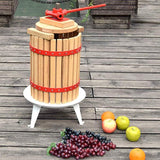 EJWOX Classic Fruit Wine Wooden Press -1.6/3.2/4.75  Gallon -Apple Cider Press - EJWOX Products Inc