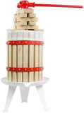 EJWOX Classic Fruit Wine Wooden Press -1.6/3.2/4.75  Gallon -Apple Cider Press - EJWOX Products Inc