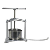 EJWOX Tabletop Wine/Cider/Fruit Press  Aluminum - 0.8/1.6 Gallon - EJWOX Products Inc