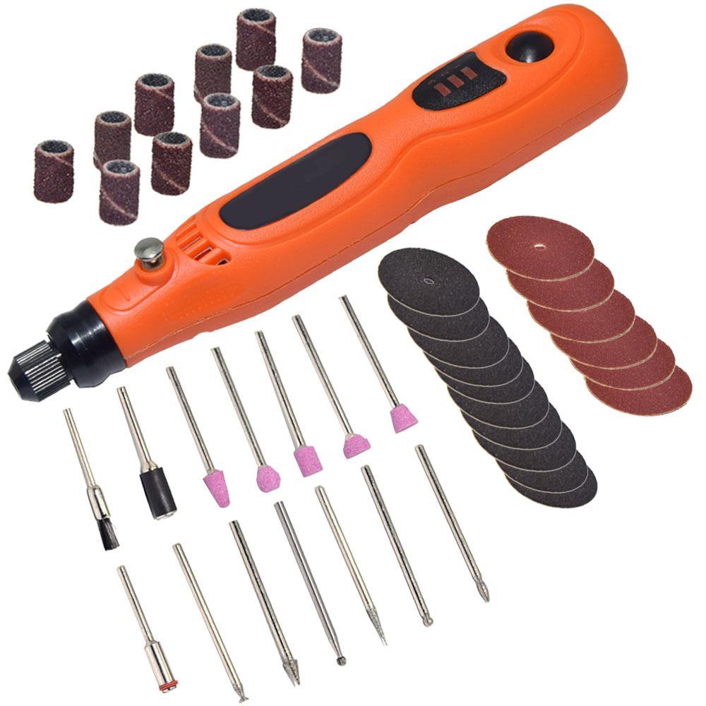 VLOXO Cordless Rotary Tool With 93 Accessories Variable Speed Electric  Drill Set