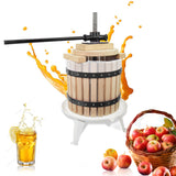 EJWOX Classic Fruit Wine Wooden Press -1.6/3.2/4.75  Gallon -Apple Cider Press - EJWOX Products Inc