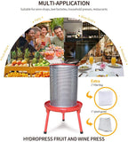 EJWOX Hydropress Hydraulic Wine/Cider/Fruit Press-5.3/10.7 Gallon Heavy Duty - EJWOX Products Inc