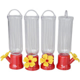 EJWOX Hummingbird Feeder with Hanging Wires-Easy Cleanup/Leakage Prevent for Outdoors(4 Pack,2.3 oz) - EJWOX Products Inc