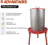EJWOX Hydropress Hydraulic Wine/Cider/Fruit Press-5.3/10.7 Gallon Heavy Duty - EJWOX Products Inc