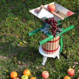 EJWOX Classic Fruit Wine Wooden Press -1.6/3.2/4.75  Gallon -Apple Cider Press - EJWOX Products Inc