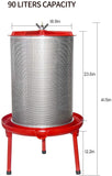 Hydropress Cider Wine Fruit Press (23.8 Gallon) - EJWOX Products Inc