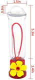 EJWOX Hummingbird Feeder with Hanging Wires-Easy Cleanup/Leakage Prevent for Outdoors(4 Pack,2.3 oz) - EJWOX Products Inc