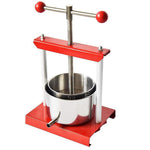 Tabletop Wine/Fruit/Cheese /Tincture Press 0.53/0.8/1.6Gal - EJWOX Products Inc