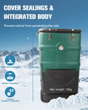 Insulated Compost Bin with Ventilation System, Collect The Leachate, 30 Gal - EJWOX Products Inc