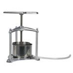 EJWOX Tabletop Wine/Cider/Fruit Press  Aluminum - 0.8/1.6 Gallon - EJWOX Products Inc