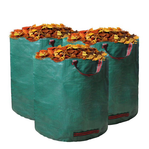 Garden Waste Bag 3pc Pack 72 Gallon Lawn Garden Bags (D26inch