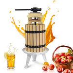 EJWOX Classic Fruit Wine Wooden Press -1.6/3.2/4.75  Gallon -Apple Cider Press - EJWOX Products Inc