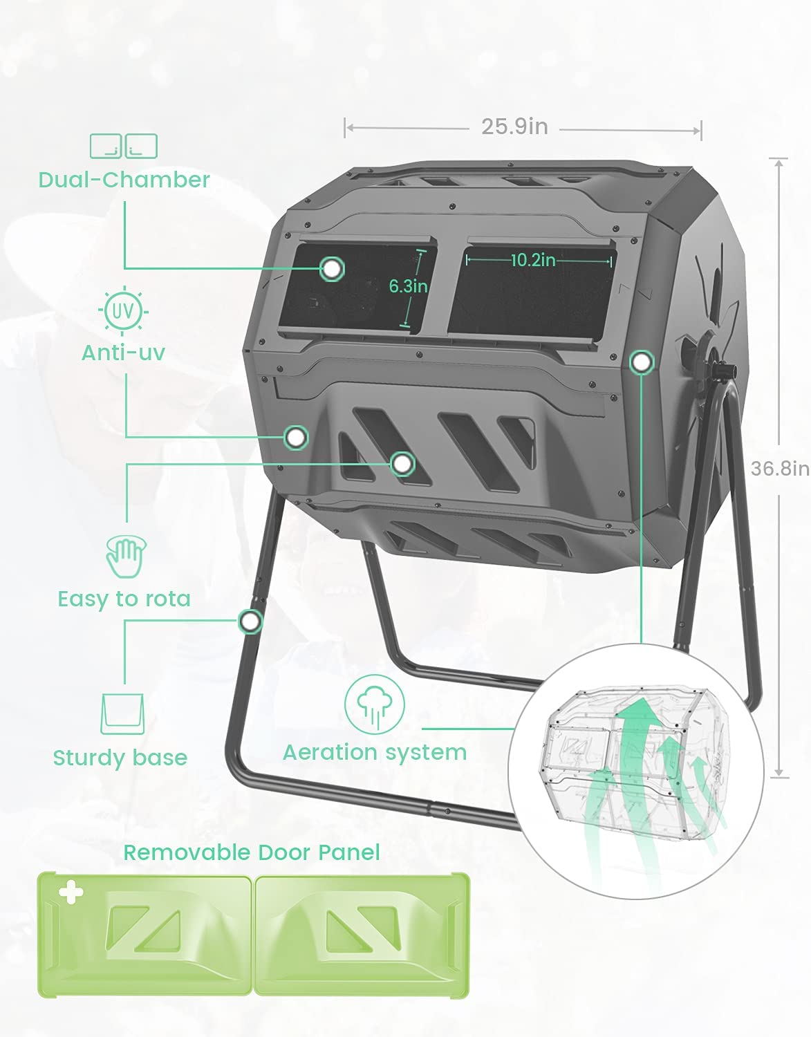 Double Compost Bins » Rogue Engineer