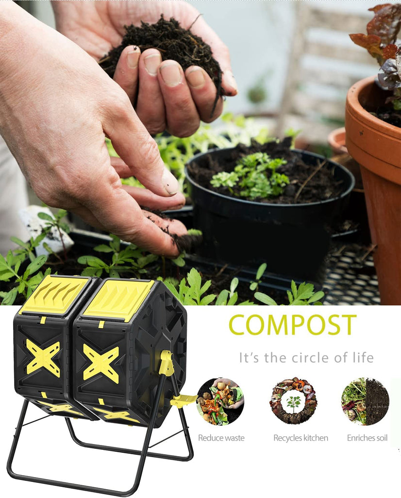 The Easiest Outdoor Compost Bins & Watering System – for Beginners