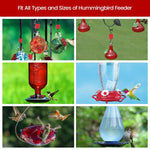 EJWOX Hummingbird Feeder Insect Guard - Outdoors Large Ant Moat with Hooks, 2-Pack, Red - EJWOX Products Inc